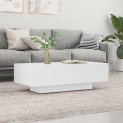 Sonata H Кафе маса, бяла, 100x49,5x31 см, инженерно дърво - Mese
