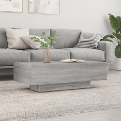 Sonata H Кафе маса, сив сонома, 100x49,5x31 см, инженерно дърво - Măsuțe de living