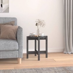Sonata H Кафе маса, сива, Ø 42,5x45 см, борово дърво масив - Măsuțe de living