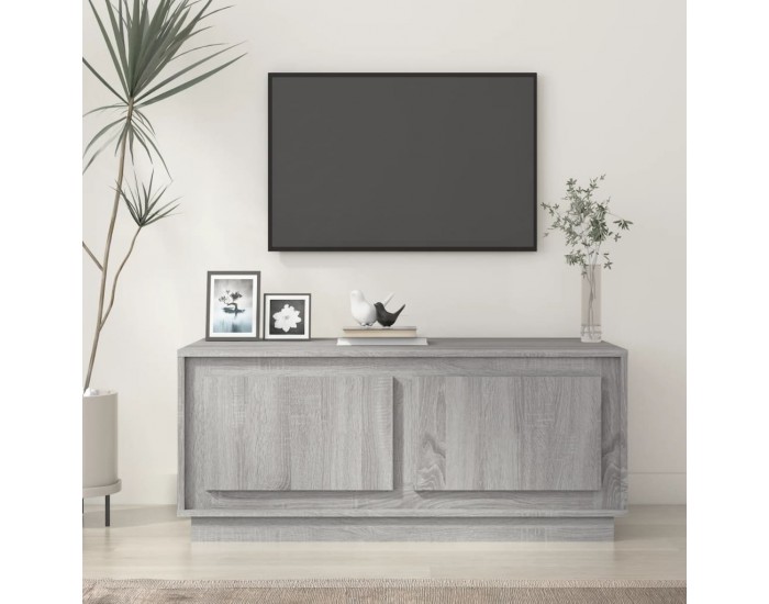 Sonata H Кафе маса, сив сонома, 102x50x44 см, инженерно дърво