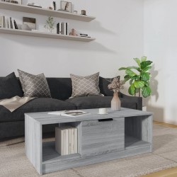 Sonata H Кафе маса, сив сонома, 102x50x36 см, инженерно дърво - Măsuțe de living
