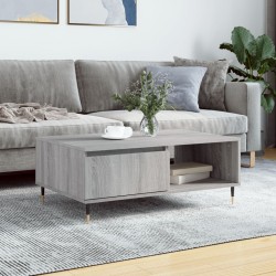 Sonata H Кафе маса, сив сонома, 90x60x35 см, инженерно дърво - Măsuțe de living