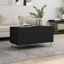 Sonata H Маса за кафе, черна, 90x44,5x45 см, инженерно дърво - Măsuțe de living