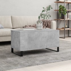 Sonata H Кафе маса, бетонно сива, 90x44,5x45 см, инженерно дърво - Mese