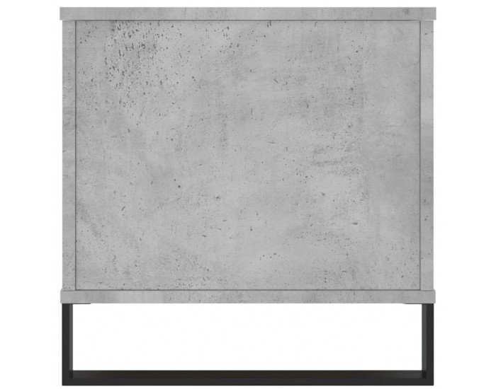 Sonata H Кафе маса, бетонно сива, 90x44,5x45 см, инженерно дърво