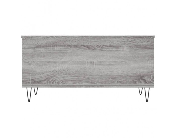 Sonata H Кафе маса, сив сонома, 90x44,5x45 см, инженерно дърво