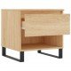 Sonata H Кафе маси, 2 бр, дъб сонома, 50x46x50 см, инженерно дърво