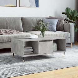 Sonata H Маса за кафе, бетонно сива, 90x50x36,5 см, инженерно дърво - Măsuțe de living