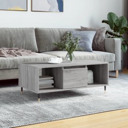 Sonata H Кафе маса, сив сонома, 90x50x36,5 см, инженерно дърво - Măsuțe de living
