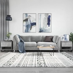 Sonata H Маси за кафе, 2 бр, бетонно сиво, 50x46x50, инженерно дърво - Măsuțe de living
