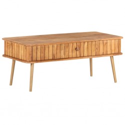 Sonata H Маса за кафе, 100x50x40 см, акациево дърво масив - Măsuțe de living