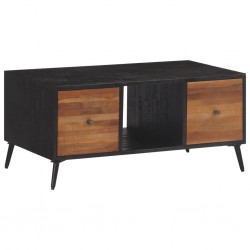 Sonata H Маса за кафе 90x50x41 см масивно регенерирано тиково дърво - Măsuțe de living
