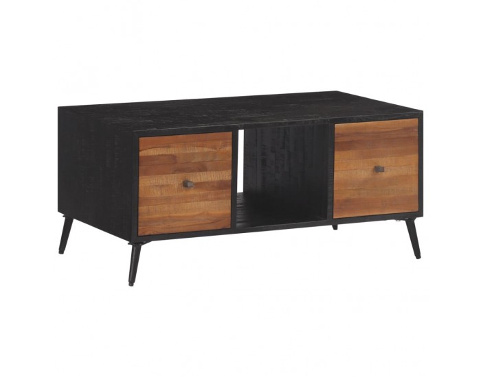 Sonata H Маса за кафе 90x50x41 см масивно регенерирано тиково дърво