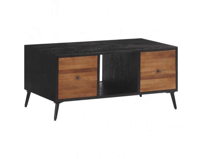 Sonata H Маса за кафе 90x50x41 см масивно регенерирано тиково дърво