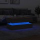 Sonata H Маса за кафе с LED осветление, сонома дъб, 90x50x40 см