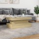 Sonata H Маса за кафе с LED осветление, сонома дъб, 90x50x40 см