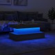 Sonata H Маса за кафе с LED осветление, сонома дъб, 90x50x40 см