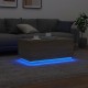 Sonata H Маса за кафе с LED осветление, сонома дъб, 90x50x40 см