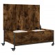 Sonata H Маса за кафе с колелца опушен дъб 91x55x34 см инженерно дърво