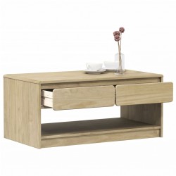 Sonata H Кафе маса SAUDA, дъб, 99x55x45 см, борово дърво масив - Mese