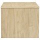 Sonata H Кафе маса SAUDA, дъб, 99x55x45 см, борово дърво масив