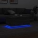 Sonata H Маса за кафе с LED осветление, сив сонома, 90x50x40 см