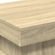 Sonata H Маса за кафе с LED осветление, сонома дъб, 50x50x40 см