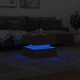 Sonata H Маса за кафе с LED осветление, сонома дъб, 50x50x40 см