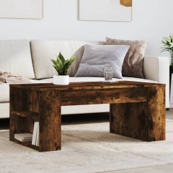 Sonata H Кафе маса, опушен дъб, 102x55x42 см, инженерно дърво - Măsuțe de living