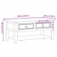 Sonata H Маса за кафе с чекмеджета Corona 100x48x45 см бор масив