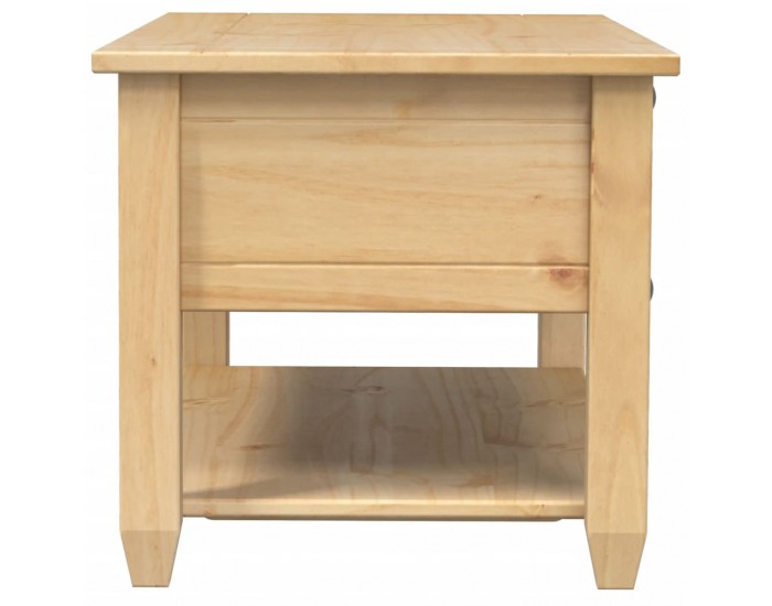 Sonata H Маса за кафе с чекмеджета Corona 100x48x45 см бор масив