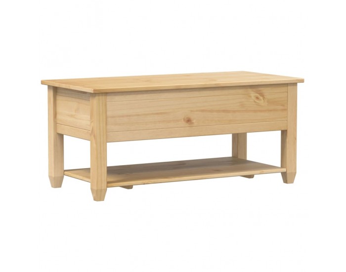 Sonata H Маса за кафе с чекмеджета Corona 100x48x45 см бор масив