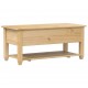 Sonata H Маса за кафе с чекмеджета Corona 100x48x45 см бор масив