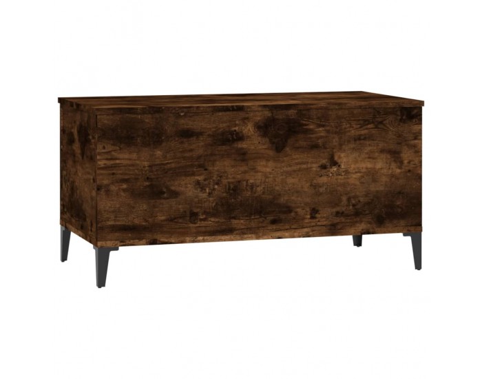 Sonata H Кафе маса, опушен дъб, 90x44,5x45 см, инженерно дърво
