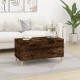 Sonata H Кафе маса, опушен дъб, 90x44,5x45 см, инженерно дърво