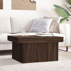 Sonata H Кафе маса, кафяв дъб, 100x55x40 см, инженерно дърво - Mese