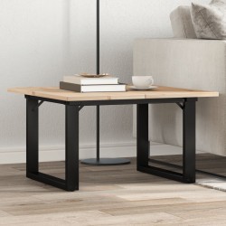 Sonata H Кафе маса О-образна рамка 60x60x40 см бор масив и чугун - Mese de dining