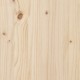 Sonata H Кафе маса О-образна рамка 110x40x45,5 см бор масив и чугун