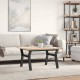 Sonata H Кафе маса Y-образна рамка 80x80x45,5 см бор масив и чугун