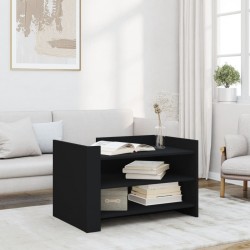 Sonata H Маса за кафе, черна, 80x50x50 см, инженерно дърво - Măsuțe de living