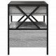Sonata H Маса за кафе с Infinity LED, сив сонома, 40x40x51 см