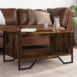 Sonata H Маса за кафе, опушен дъб, 75x51x40 см, инженерно дърво - Măsuțe de living