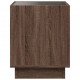 Sonata H Маса за кафе с Infinity LED, кафяв дъб, 40x40x50 см