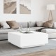 Sonata H Маса за кафе с Infinity LED, бяла, 100x100x40 см