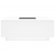 Sonata H Маса за кафе с Infinity LED, бяла, 100x100x40 см
