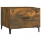 Sonata H Кафе маси с метални крака 2 бр опушен дъб 50x50x40 см