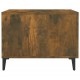 Sonata H Кафе маси с метални крака 2 бр опушен дъб 50x50x40 см