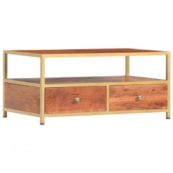 Sonata H Маса за кафе, 90x50x40 см, акация масив - Măsuțe de living