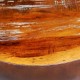 Sonata H Маса с формата на купа, стоманена основа, регенерирано дърво