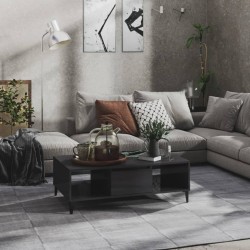 Sonata H Маса за кафе, сив гланц, 103,5x60x35 см, инженерно дърво - Măsuțe de living